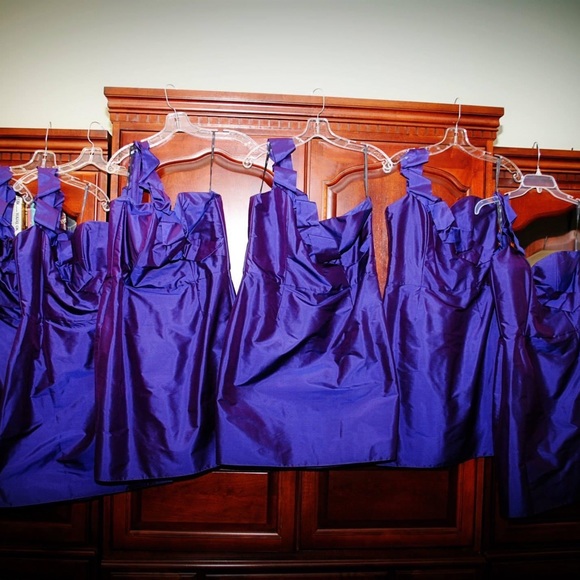EUC Siri brand dress. Bought in Charleston SC bridal boutique. Eggplant purple. - Picture 7 of 7